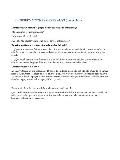 Observaciones Generales Pdf