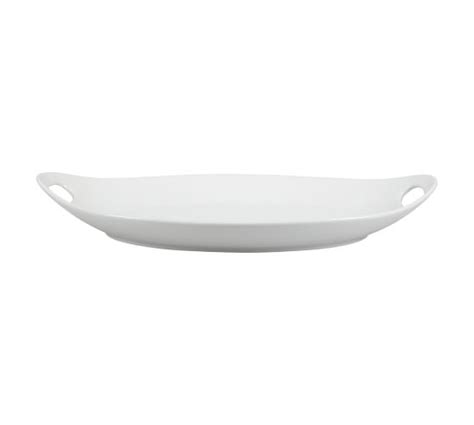 Bia White Porcelain Oval Platter Pottery Barn