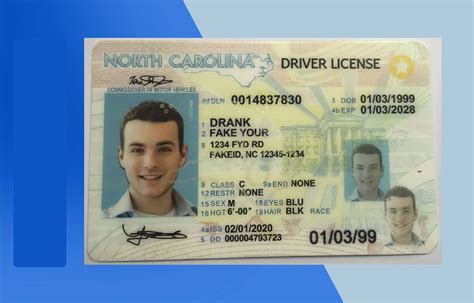 North Carolina Drivers License Psd Template New Edition Download