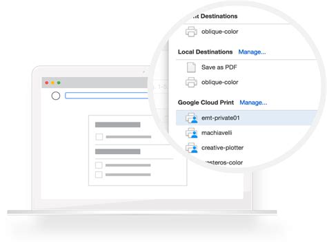 Chromebook users either had to install an adapter or buy a google cloud print compatible printer. Google Cloud Print