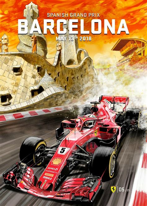 Watch videos, interviews & clips from the official formula 1® esports series. Ferrari F1 Barcelona Spanish Grand Prix 2018 Vintage Racing 22inx17in Art Poster | eBay