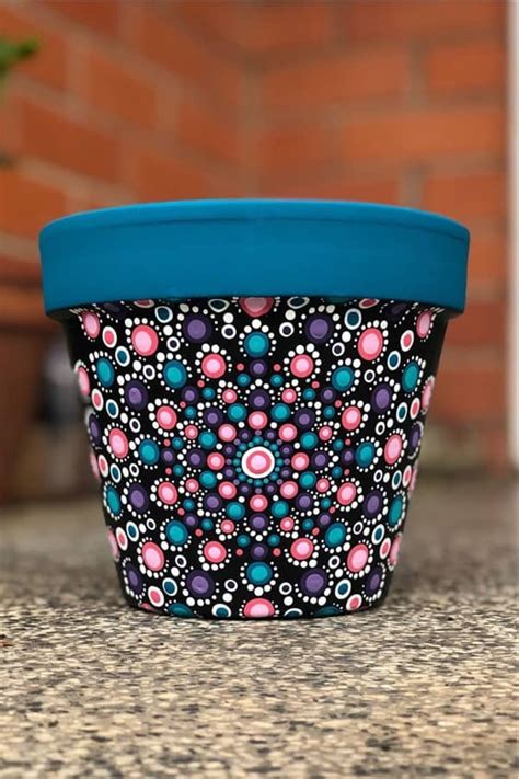 35 Super Creative Painted Flower Pots For 2021 Crazy Laura Painted