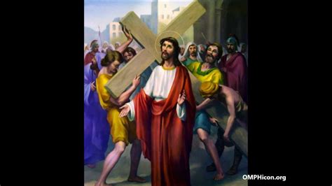 The Second Station Jesus Carries His Cross Youtube