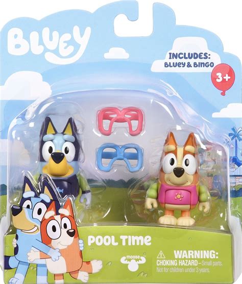 Bluey Figurer Bluey Og Bingo Pool Time Unisex ∙ 8995 Dkk