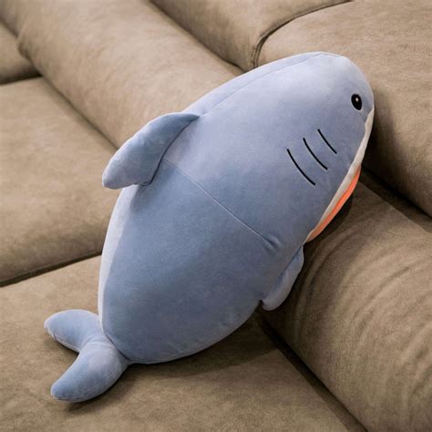 Shark Plush Toycute Soft Biggantlargesmall Stuffed Animal Etsy