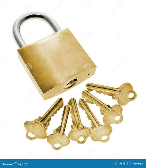 Keys And Lock Stock Image Image Of Background Freedom 10323157