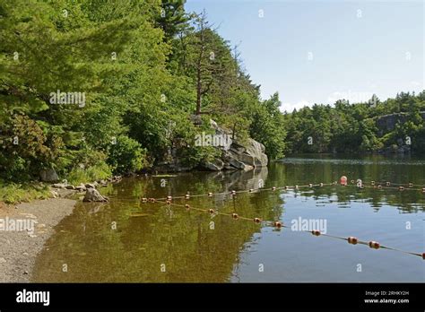 Minnewaska State Park Preserve Located On Shawangunk Ridge In Ulster