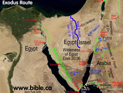 Exodus Map Crossing The Red Sea New River Kayaking Map