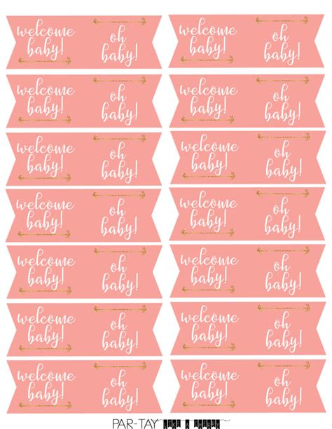 You are planning a baby shower and there will be games to play. Free Baby Shower Printable Tags - Party Like a Cherry