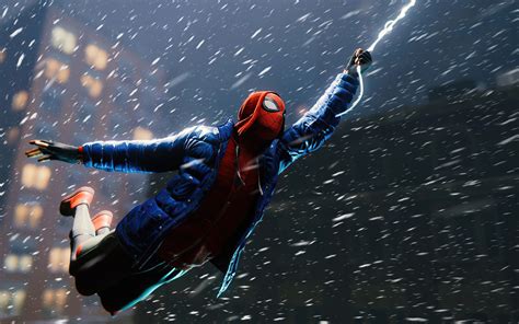 2560x1600 Resolution Flying Miles Morales Marvels Spider Man 2560x1600