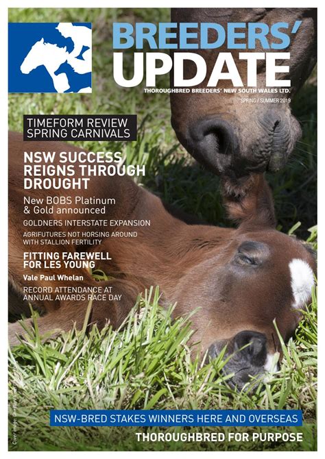 2019 Spring_Summer | NSW Breeders Update by Thoroughbred Breeders NSW ...