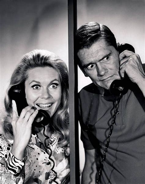 Liz Montgomery And Dick York As Darrin And Samantha Stephens On