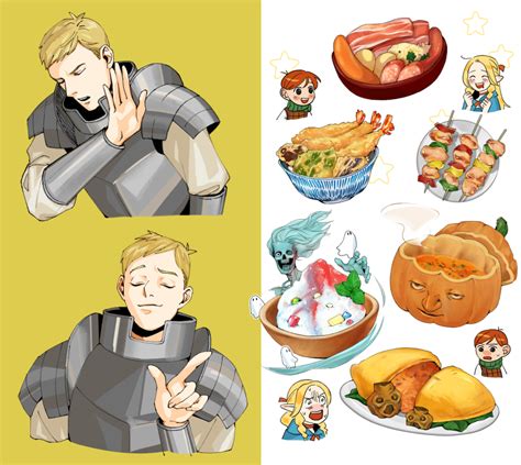 Tsy Chilchuck Tims Laios Thorden Marcille Donato Dungeon Meshi Highres Girl Boys Armor