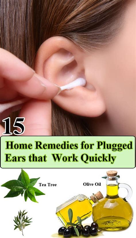 15 Home Remedies For Plugged Ears That Work Quickly Homeremedies Remedies Home Remedies