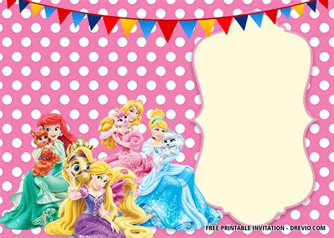 Disney Princess Birthday Free Printables Printable Te