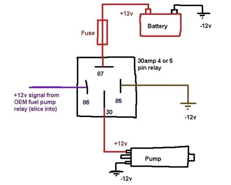 12v 30 Amp Relay Wiring Diagram Diagram Database
