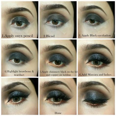 Black Smokey Eyes Makeup Tips Tutorial 2015 India Pakistan