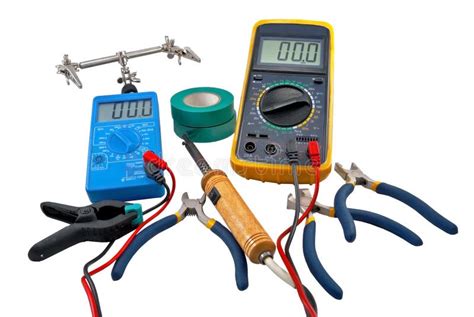 herramientas de los electricistas foto de archivo imagen de medida electricidad 17199730