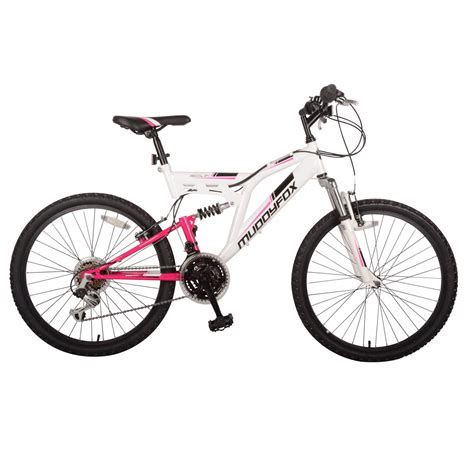 Muddyfox Kids Recoil24 Girls Mountain Bike Dual Suspension Cycling Bicycle