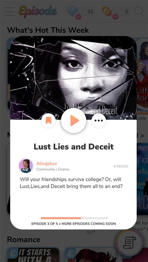 Lust Lies And Deceit My New Story Promote Your Story Episode Forums