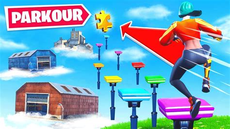 Season 1 Pois Parkour Course In Fortnite Youtube