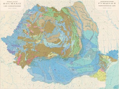 Harta Hidrogeologica A Romaniei Facuta De Rusi Profu De Geogra