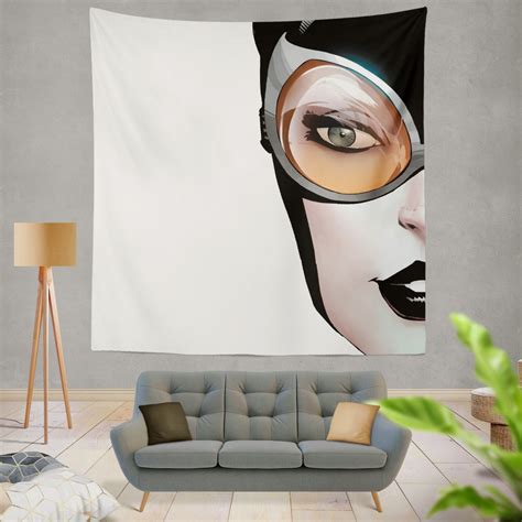 Catwoman Theme Dc Comics Wall Hanging Tapestry