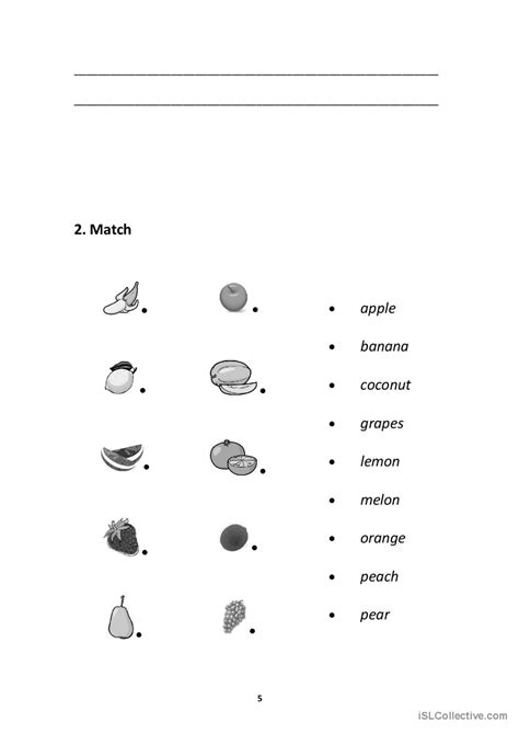 Fruits Pictionary Picture Dictionar English Esl Worksheets Pdf And Doc