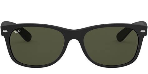 Ray Ban Rb2132 New Wayfarer Sunglasses For Men Or Women In Rubber Black