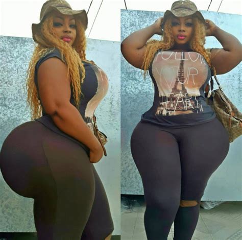 15 Hot Photos Of Ivory Coast Woman With The Biggest Bum In Africa