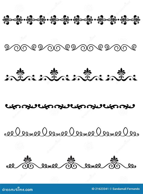 Decorative Page Divider Clipart