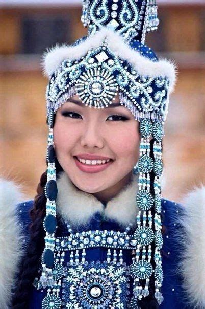 Yakut Traditional Dress A Turkic People Of The Sakha Republic Of Eastern Siberia Russia