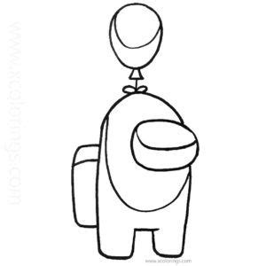 Among Us Coloring Pages Plague Doctor Impostor - XColorings.com