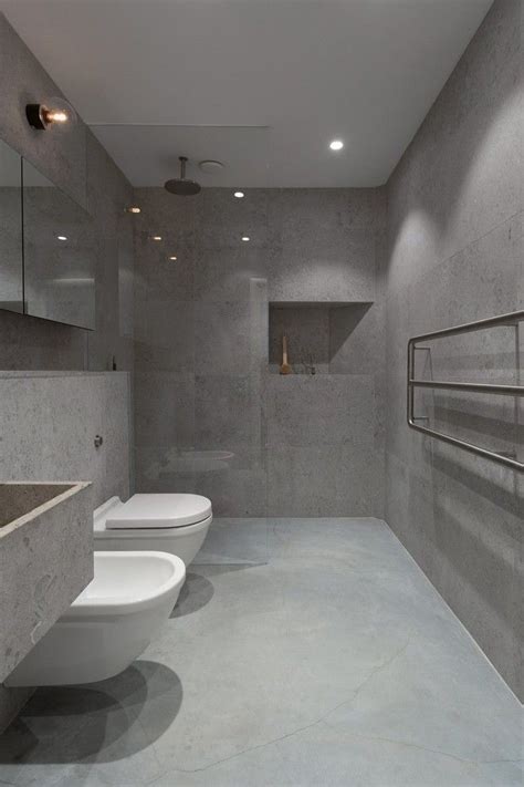 Die erste wand ist nun ausgefugt und bis auf kleinere nacharbeiten fertig, der rest wird nächste woche in angriff genommen. Der neue Trend für das Badezimmer: Betonoptik - Badezimmer ...