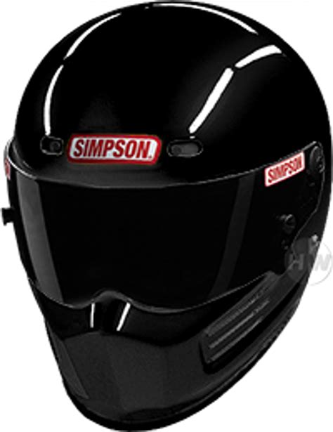 Simpson Super Bandit Helmet Snell Sa2020 Gloss Black Snell Sa2015