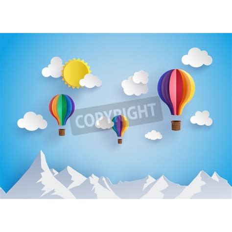 Origami Hot Air Balloon @ Pinnacle Wall Arts