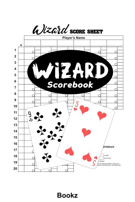 Wizard Card Game Book Wizard 100 Games Notebook Ts Deck Of Cards