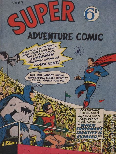 Super Adventure Comic Australian 1950 1960 Kg Murray 1st Series