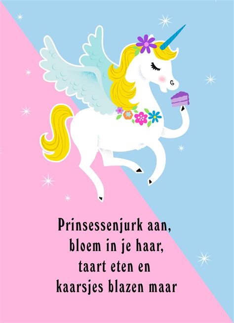 Unicorn Prinsessenjurk Aan Hallmark Felicitatie Kind Verjaardag