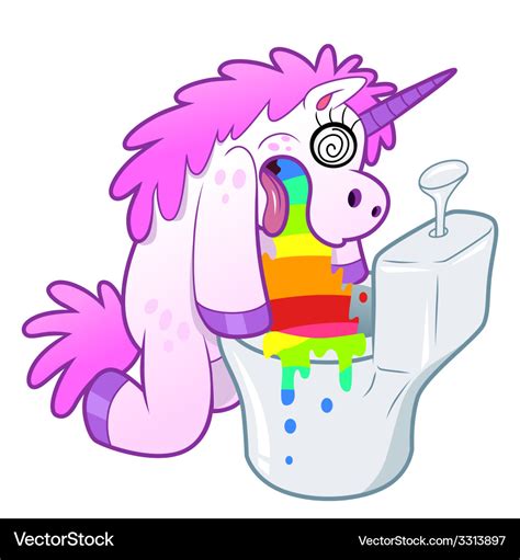 Unicorn Rainbow Puke