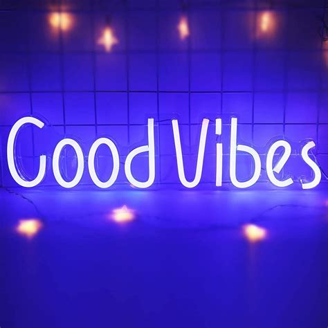 Good Vibes Led Neon Signs Lights Neon Sign For Wedding Backdrop