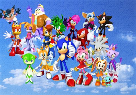 Sonic And His Friends Tv Showcomic And Video Game By 9029561 On Deviantart