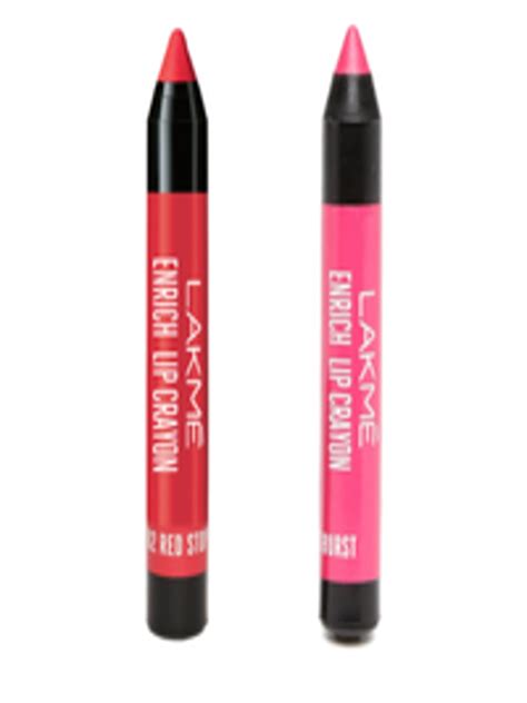 Buy Lakme Set Of 2 Lip Crayons Lipstick For Women 7762332 Myntra