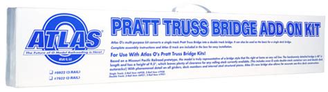 3 Rail Double Track Pratt Truss Bridge Kit Add On Kit Atlas 6922
