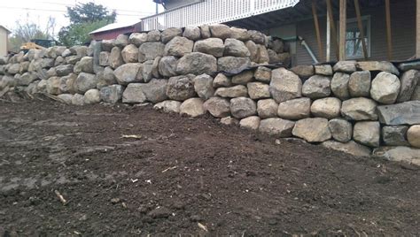 Block Natural Stone Or Boulder Wall Retaining Walls Ns