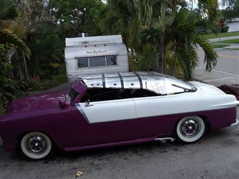 Chopped 1951 Shoebox Ford Kustom 327 Carson Top Convertible Leadsled