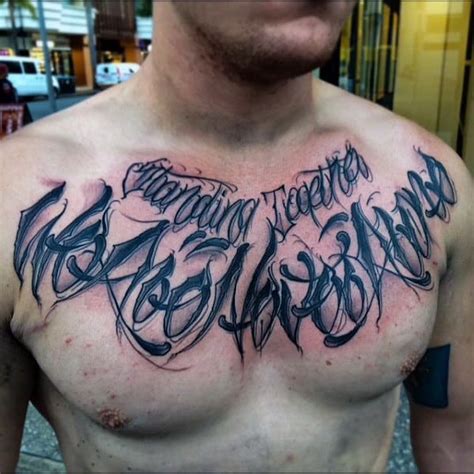 75 tattoo lettering designs for men manly inscribed ink ideas