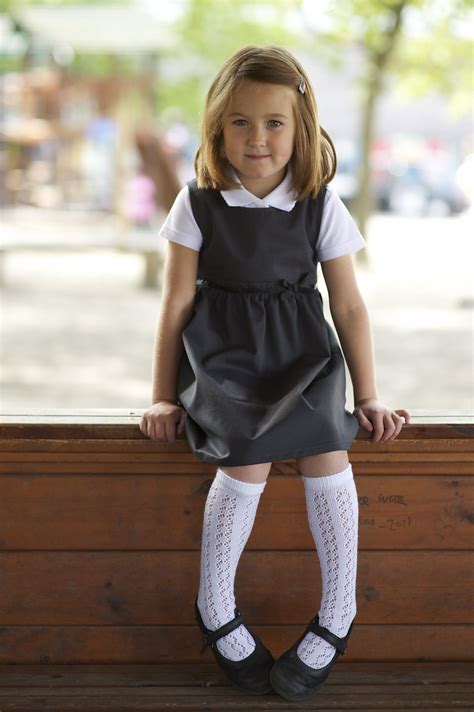 Eco Friendly School Uniform School Pinafore In Grey Made From Pure