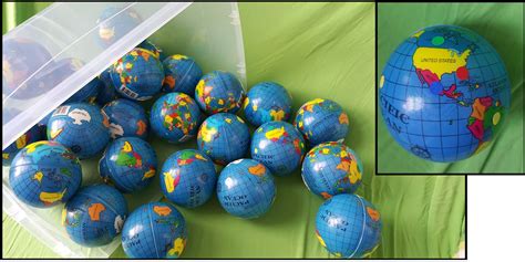 Map Skills Globe Balls Hands On Teaching Ideas