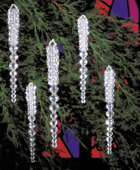 The Beadery Sparkling Icicles Holiday Ornament Kit In
